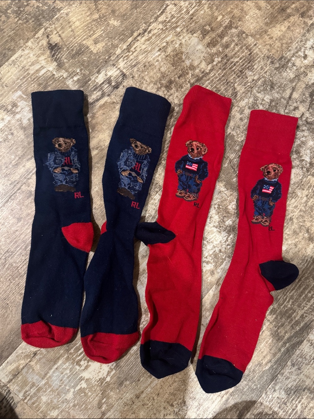 Ralph Lauren Bear Socks
